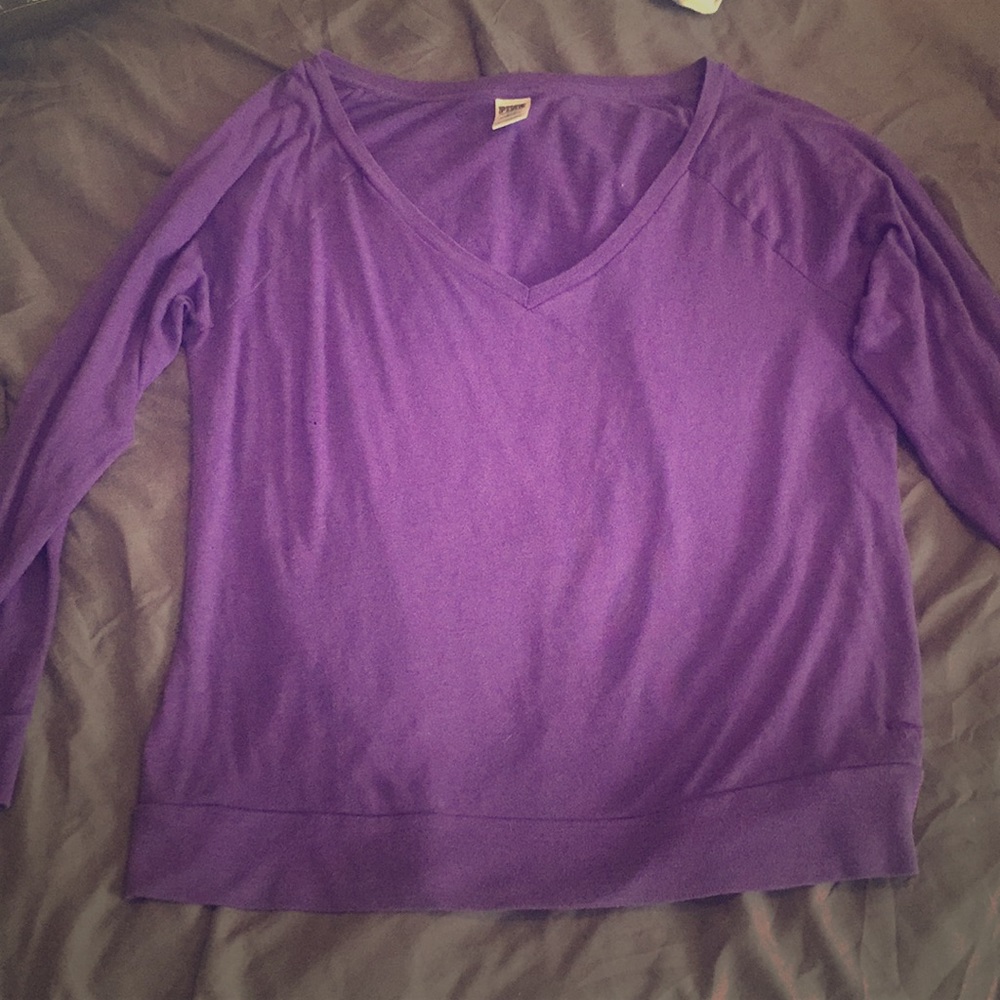 Victoria’s Secret purple long sleeve shirt